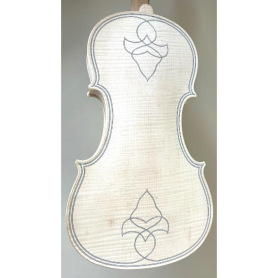 White Violin, Maggini with Fancy Inlay, 1-Pc. Back, Flamed