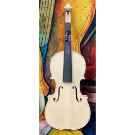 White Violin, Well Flamed 2pc Back, Strad Model