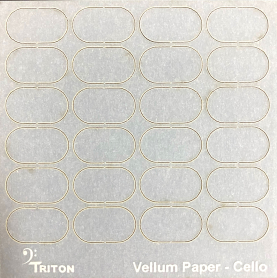 Vellum Parchment Paper Bridge Protectors, Pack of 24,  CELLO