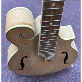 Mandolin White, F5 Model, Solid Wood