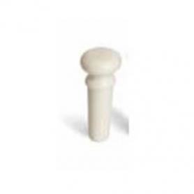 Guitar Endpin, Plastic, White