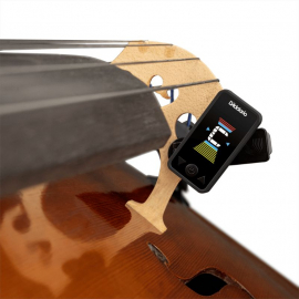 D'Addario Eclipes Cello/Bass Clip On Tuner, Black