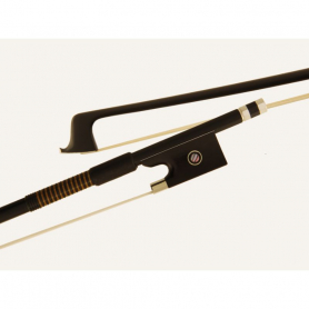 Violin Bow Carbon Graphite, 4/4 imitation whale bone winding