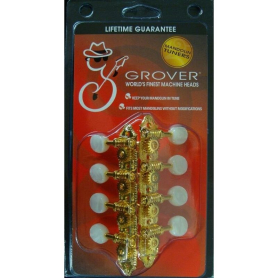 Grover Mandolin Machines, Gold, "A" Style