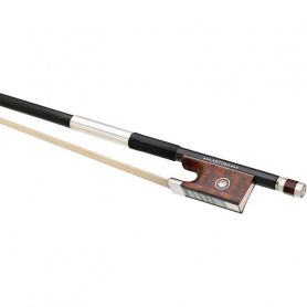 Artino Violin Bow, Carbon w/ Silver Snakewood Frog, 4/4
