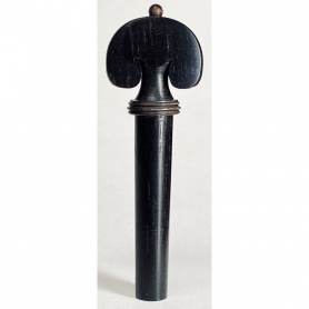 Violin Peg, Heart-Shaped, Ebony with Black Pin, Teller (ea)