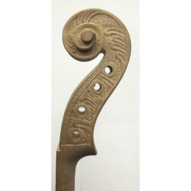 Violin Neck with Pre-Carved FANCY Pegbox/Scroll