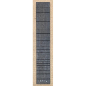 Mandolin Fingerboard, Ebony, Slotted 13-7/8" scale, 29 slots