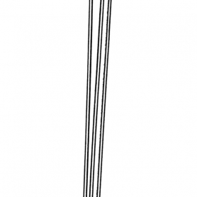 Viola Purfling, Fiber, 1.4mm, German Style, Set of 3 pieces