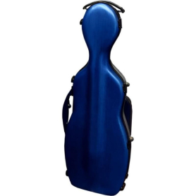 Calvert Polycarbon VIOLIN Case- "Cello Shaped" Blue 4/4 Size