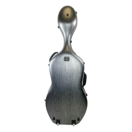 Calvert Polycarbon VIOLIN Case- "Cello Shape" Grey 4/4 Size