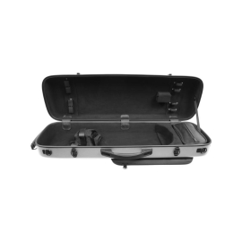 Calvert Polycarbon Oblong Violin Case, Black 4/4