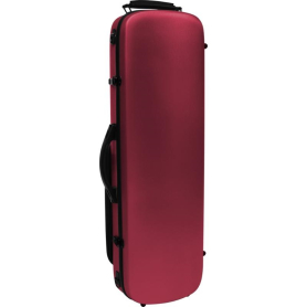 Calvert Polycarbon Oblong Violin Case, RED, 4/4 - 3/4