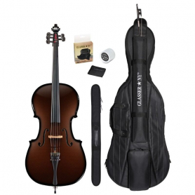 Glasser Carbon Composite Acoustic Cello Outfit, 4/4 Size