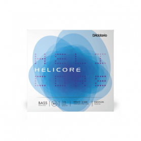 Helicore Pizzicato Bass String Set, 3/4 size, Med