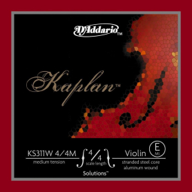 Kaplan Non-Whistling Violin E, ball end w/loop adjuster