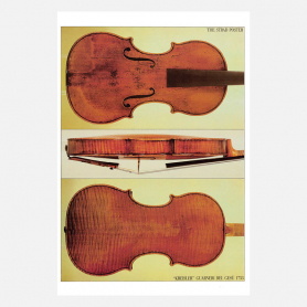 Guarneri Del Gesu 'Kreisler" Violin, 1733. POSTER