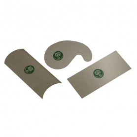 Scraper blades, 3 large shapes, 0.8mm