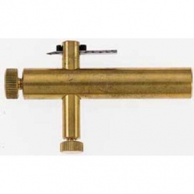 Purfling channel cutter, solid brass