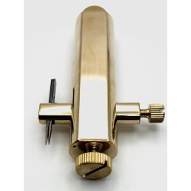 Purfling channel cutter, solid brass