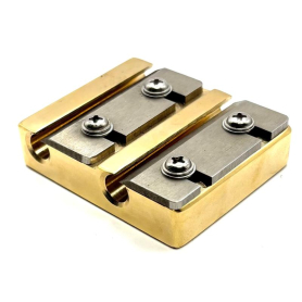 Brass Violin Peg Shaver, 2 Holes, 8mm & 7.5 mm, China