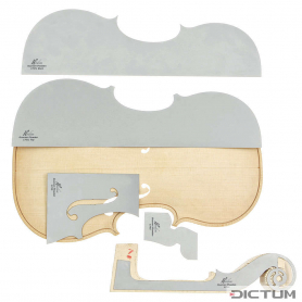 Herdim 5-pc. Violin Template Set, Guarneri Plowden 1735