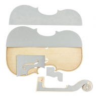 Herdim 5-pc. Violin Template Set, Strad Hellier