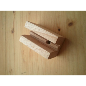 Bow Frog Holder for Bass, Maple