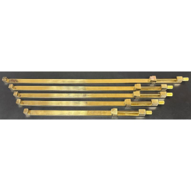 Brass Cello Crack Clamp Set, 5 pc.