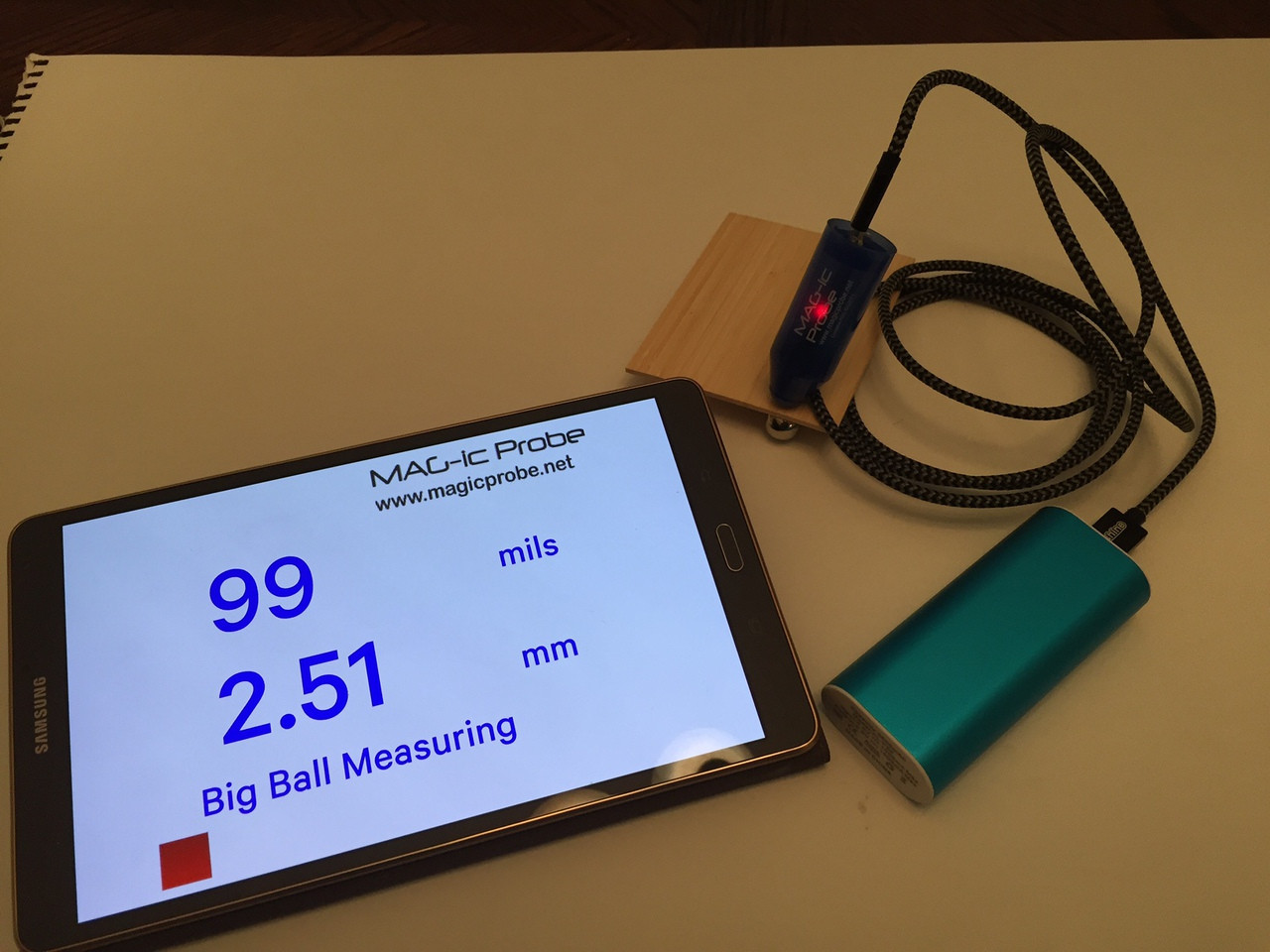 MAG-ic Probe WiFi Thickness Gauge