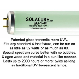 Solacure SG-1-40 UV Bulbs Only, SET of 4 to Dry Varnish