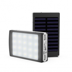 20 LED Adjustable Light and High Speed Power Bank, Compact