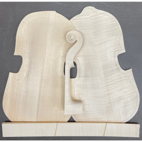 European Violin Kit, Pre-Carved, Plain Maple. Basic