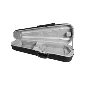 Calvert Arrow Shaped Violin Case - Black with Gray - Choose Size