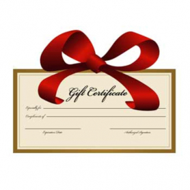 Gift Certificate - Please Select the Dollar Amount