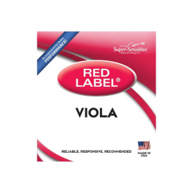 Red Label VIOLA Strings by Super Sensitive, Choose size.