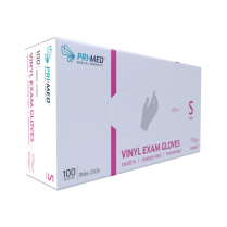 PRIMED® Comfort™ Vinyl Exam Gloves (100 per box)