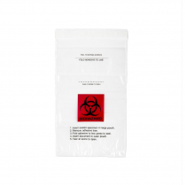 Medegen® Foldover Adhesive Closure Specimen Transport Bag, 6" x 9"