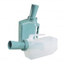 Spil-Pruf® Male Urinal, Aqua