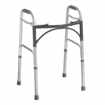 Drive® Deluxe Two Button Folding Walker, Junior