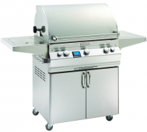 AURORA STAND ALONE W/SIDE BURNER & ROTISSERIE BACKBURNER