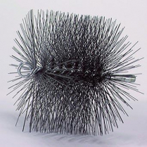 7" RND WIRE CHIM. BRUSH 1/4" PIPE THREAD (4)