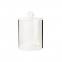 Acrylic Q-Tip Jar With Lid 3X3 1/2 "