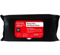 Handyclean Rinse-Free Sanitizing Wipes 80Pck/12 Pck per case