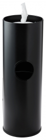 Stainless Steel Gym Wipes Dispenser (Black)