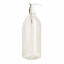 Platinum Champagne 32 Oz Bottle with Pumps White