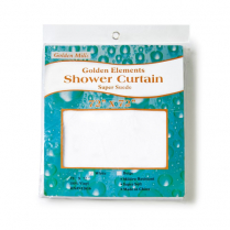 72x72 CREPE VINYL CLEAR SHOWER CURTAIN
