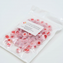 11mm Clear Snap Cap, PTFE/Red Rubber