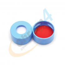 11mm Blue Snap Cap, Red PTFE/White Silicone 0.04"