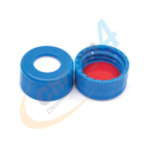 Cap Screw 9mm Blue Ribbed Red PTFE/White Silicone